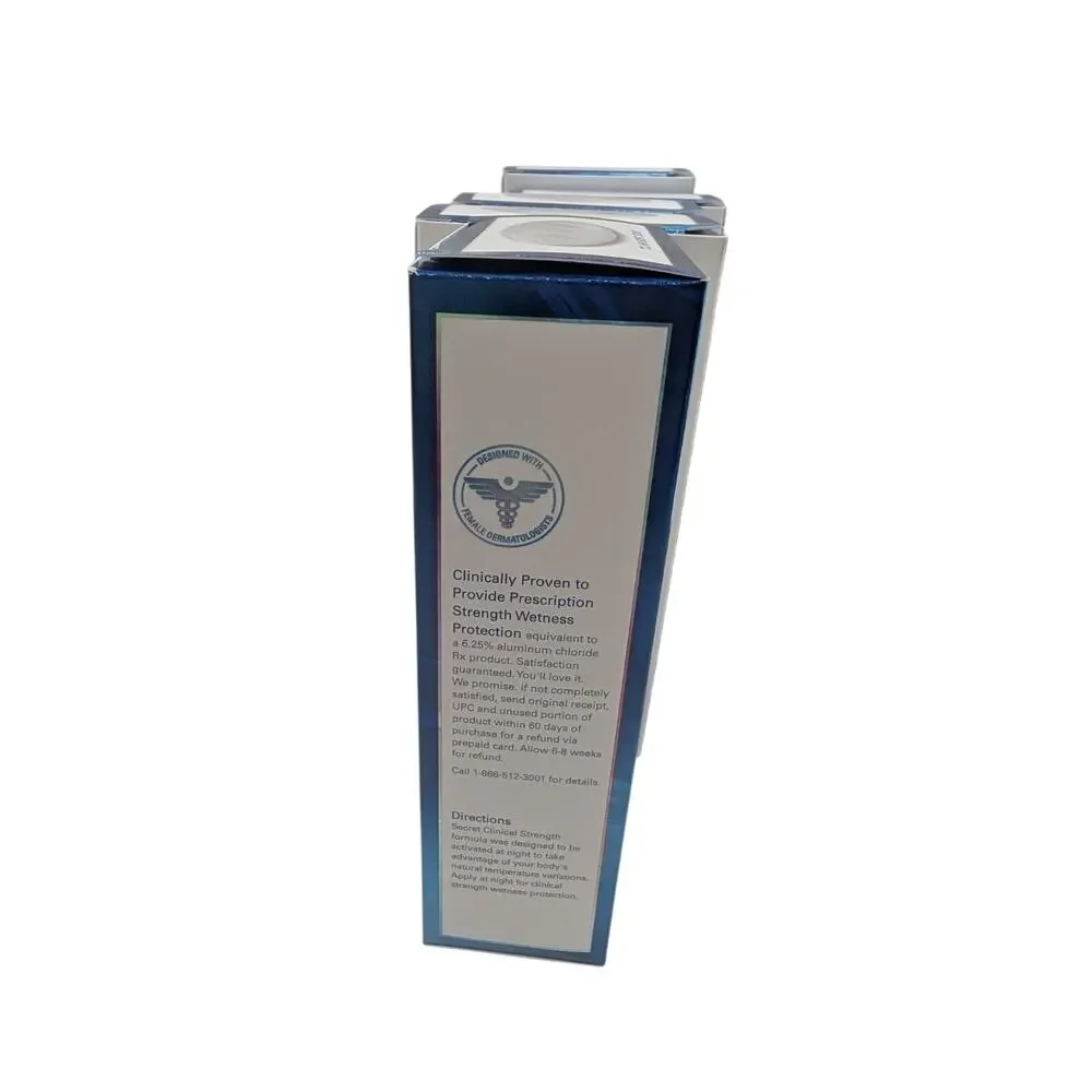 (2) Secret Antiperspirant Deodorant Clinical Strength 72Hr Waterproof Soft Solid